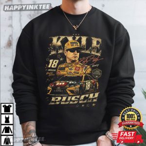 Kyle Busch 18 Racing Rowdy Nascar Tribute T Shirt (1)