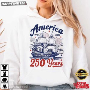 America 250th Anniversary Patriotic Boating 4th Of July T Shirt (3)