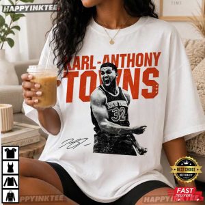 Karl Anthony Towns New York Knicks Basketball T Shirt (3)