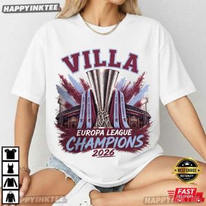 Aston Villa Europa League Champions 2026 T Shirt (4)