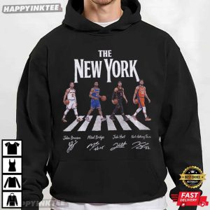 New York Knicks Abbey Road Style Basketball Fan Gift T Shirt (2)