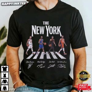 New York Knicks Abbey Road Style Basketball Fan Gift T Shirt (3)