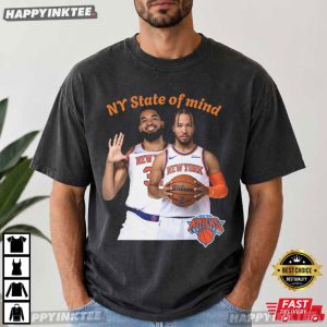 NY State Of Mind New York Knicks Basketball Gift T Shirt (2)