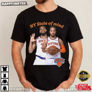 NY State Of Mind New York Knicks Basketball Gift T Shirt (3)