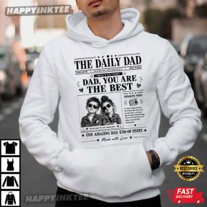 The Daily Dad You Are The Best Custom Photo Dad Gift T Shirt (2)