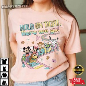 Slinky Dog Hold On Tight Here We Go Toy Story Disney T Shirt (4)