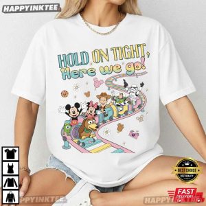 Slinky Dog Hold On Tight Here We Go Toy Story Disney T Shirt (3)