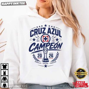 Cruz Azul Campeon Liga MX Clausura 2026 Soccer T Shirt (4)