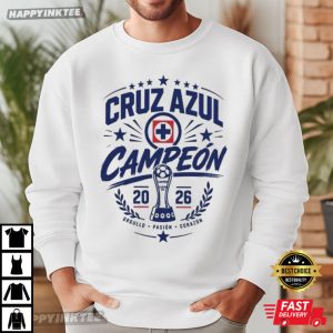 Cruz Azul Campeon Liga MX Clausura 2026 Soccer T Shirt (3)