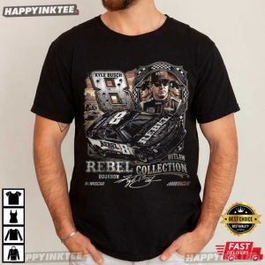 Kyle Busch Rebel Collection Rip Rowdy Nascar Tribute T Shirt (1)
