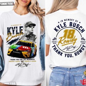 Kyle Busch Rowdy 18 Thank You For The Memories T Shirt (4)