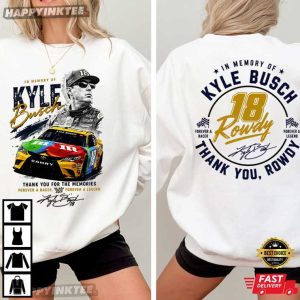 Kyle Busch Rowdy 18 Thank You For The Memories T Shirt (2)