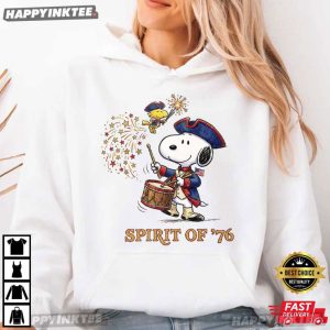Spirit Of 76 Snoopy Woodstock Patriotic 4th Of July T Shirt (2)