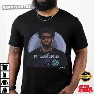 Joel Embiid Philadelphia 76ers Embiid Down 3 1 NBA T Shirt (4)