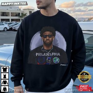Joel Embiid Philadelphia 76ers Embiid Down 3 1 NBA T Shirt (1)