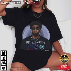 Joel Embiid Philadelphia 76ers Embiid Down 3 1 NBA T Shirt (3)