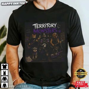 Territory Monsters Heavy Metal Dog & Cat Band Funny Rock Pet T Shirt (3)