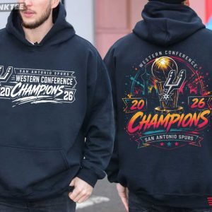 San Antonio Spurs Champions 2026 Western Conference Basketball T Shirt (1)