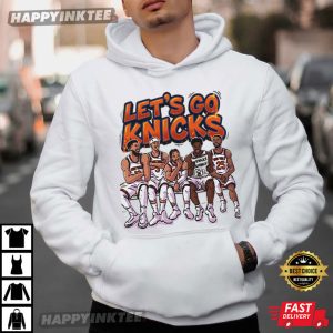 Let's Go Knicks Five Starting New York Basketball T Shirt (2)