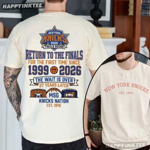 New York Knicks Return To The Finals 2026 Basketball T Shirt (1)