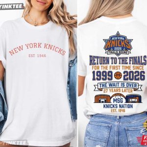 New York Knicks Return To The Finals 2026 Basketball T Shirt (2)