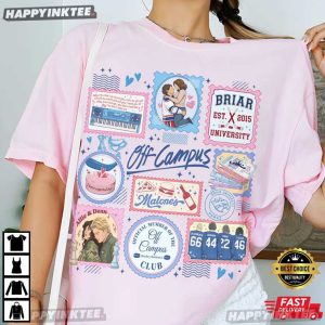 Off Campus Stamps Briar University Hockey Romance Series T Shirt (3)