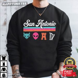 San Antonio Spurs Fox Alien Castle Harper Texas Basketball T Shirt (1)
