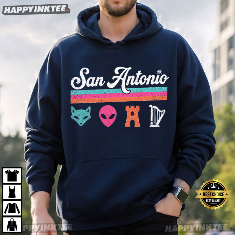 San Antonio Spurs Fox Alien Castle Harper Texas Basketball T-Shirt San Antonio Spurs Fox Alien Castle Harper Texas Basketball T-Shirt
