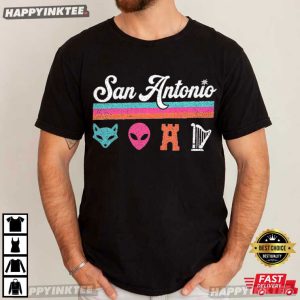 San Antonio Spurs Fox Alien Castle Harper Texas Basketball T Shirt (3)