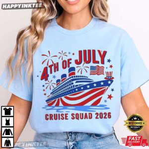 4th Of July Cruise Squad 2026 Patriotic Vacation T Shirt (4)