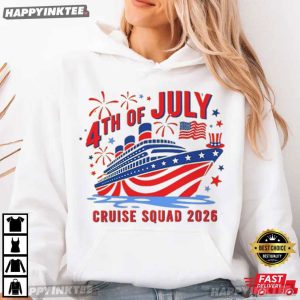 4th Of July Cruise Squad 2026 Patriotic Vacation T Shirt (1)