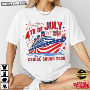 4th Of July Cruise Squad 2026 Patriotic Vacation T Shirt (2)