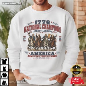 Founding Fathers 1776 National Champions America 250th Anniversary T Shirt (1)