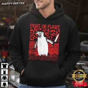 Penguin Fight or Flight Vintage Japanese T Shirt (4)