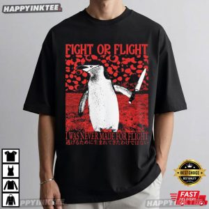 Penguin Fight or Flight Vintage Japanese T Shirt (3)