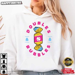 Doubles Bubbles Drip Candy Baseball T Shirt (4)