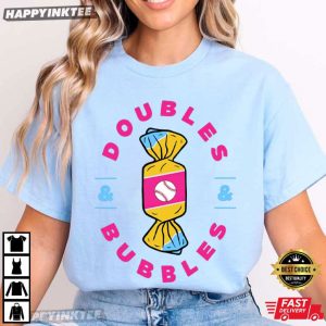 Doubles Bubbles Drip Candy Baseball T Shirt (2)