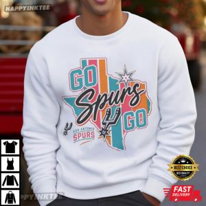 Go Spurs Go San Antonio Spurs Texas Basketball NBA T Shirt (1)