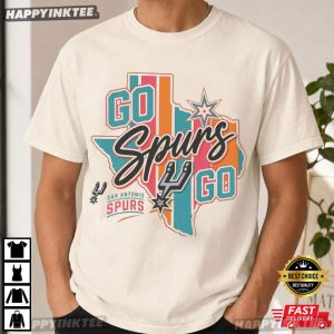 Go Spurs Go San Antonio Spurs Texas Basketball NBA T Shirt (3)