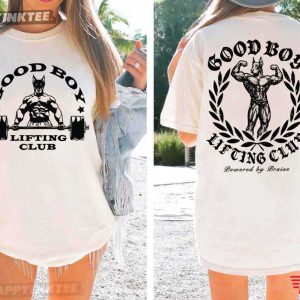 Good Boy Lifting Club Doberman Gym T Shirt (1)