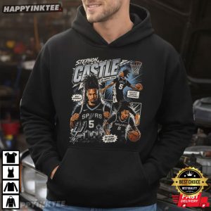 Stephon Castle San Antonio Spurs Basketball NBA T Shirt (4)