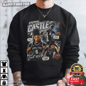 Stephon Castle San Antonio Spurs Basketball NBA T Shirt (1)
