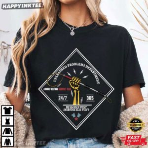 Unleashed Problems Department Animal Welfare Burnout Club T Shirt (4)