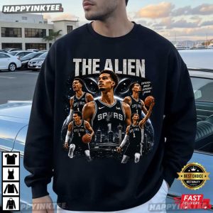 Victor Wembanyama The Alien Spurs Fan Gift T Shirt (1)