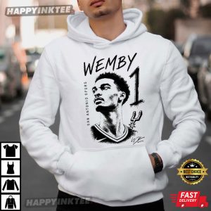 Victor Wembanyama Wemby 1 San Antonio Spurs T Shirt (2)