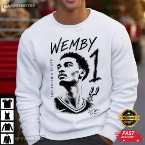Victor Wembanyama Wemby 1 San Antonio Spurs T Shirt (1)
