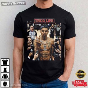 Victor Wembanyama Thug Life San Antonio Basketball T Shirt (4)