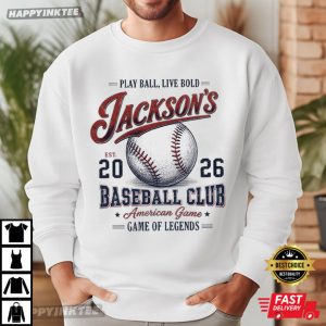 Custom Name Baseball Club Gift For Baseball Lover T Shirt (1)