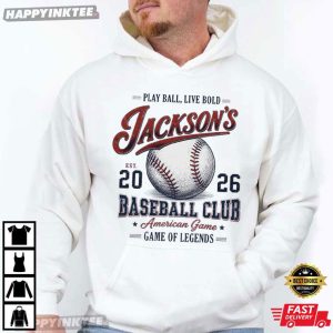 Custom Name Baseball Club Gift For Baseball Lover T Shirt (2)