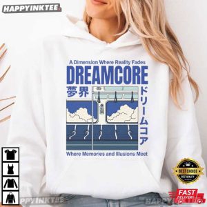 Dreamcore Japanese Train Surreal Cloud Subway T Shirt (2)
